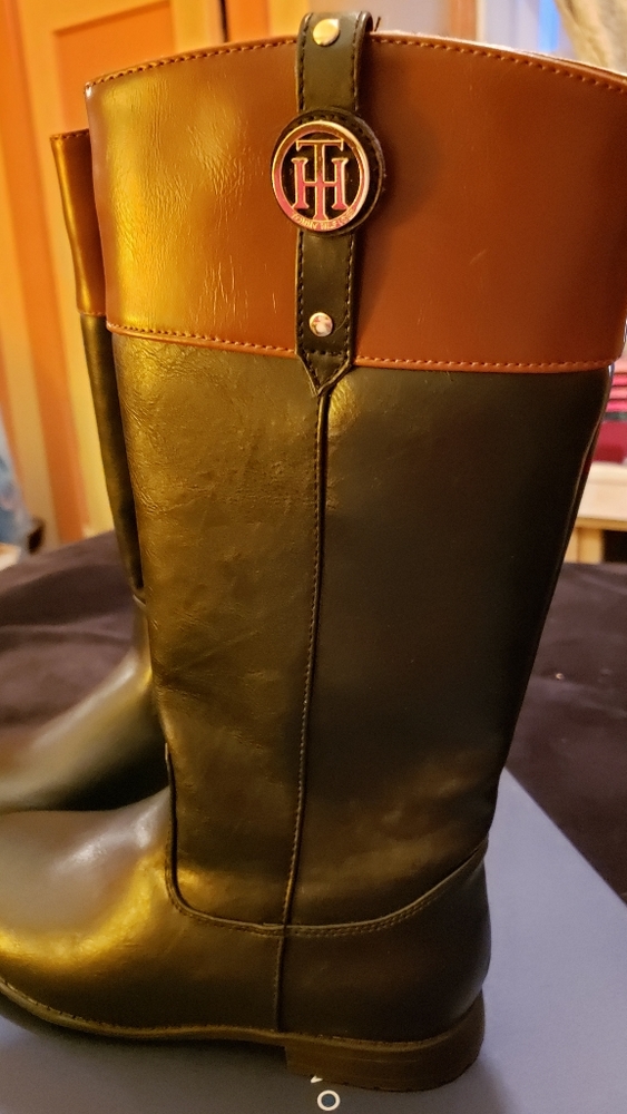 NWT Young girls Tommy Riding Boots - Picture 3 of 8